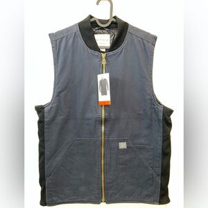 Weatherproof Vintage Vest, Men’s, Blue, Medium, Canvas Utility NWT